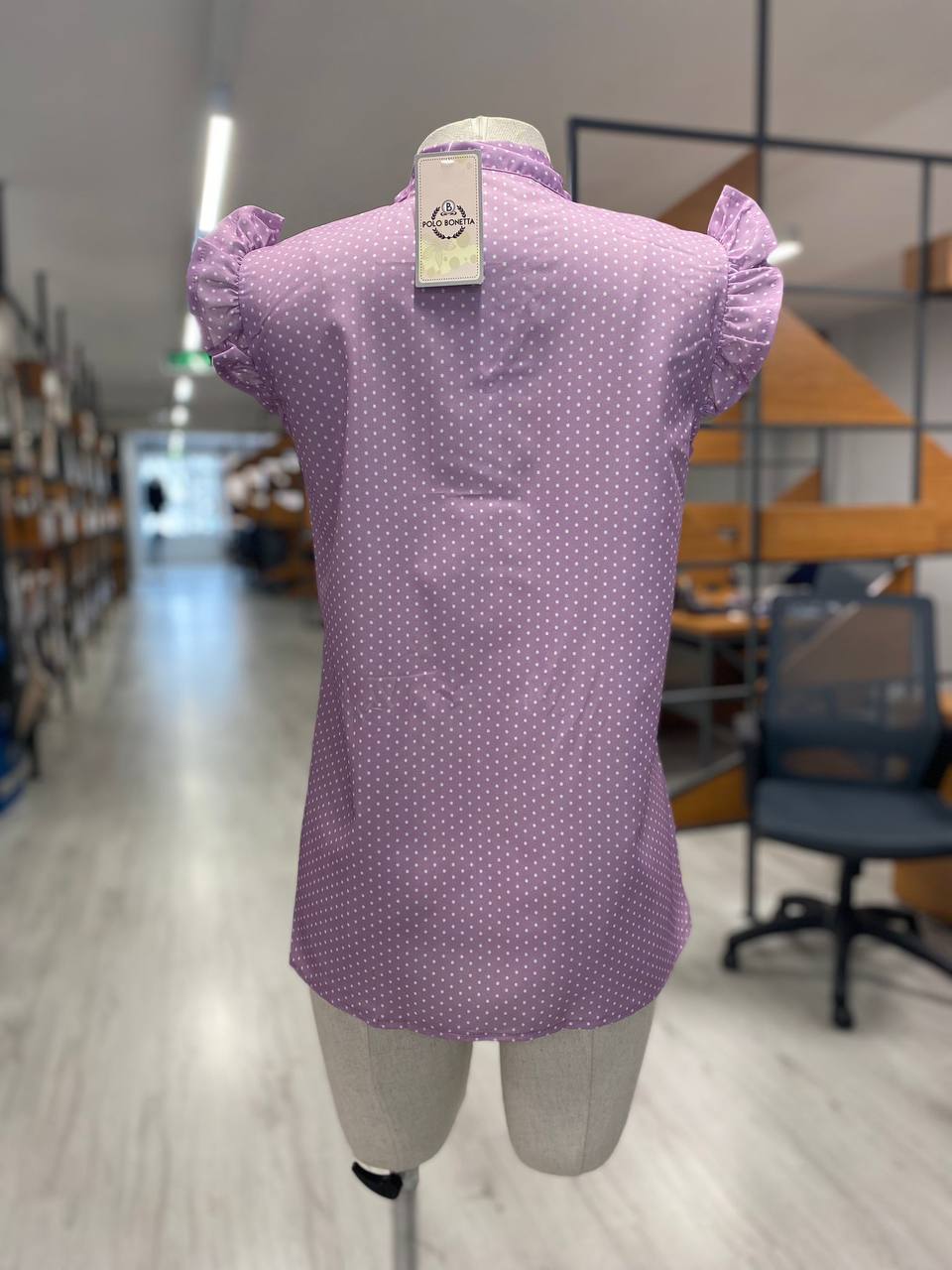Sleeveless Ruffle Bow Tie Neck Shirts