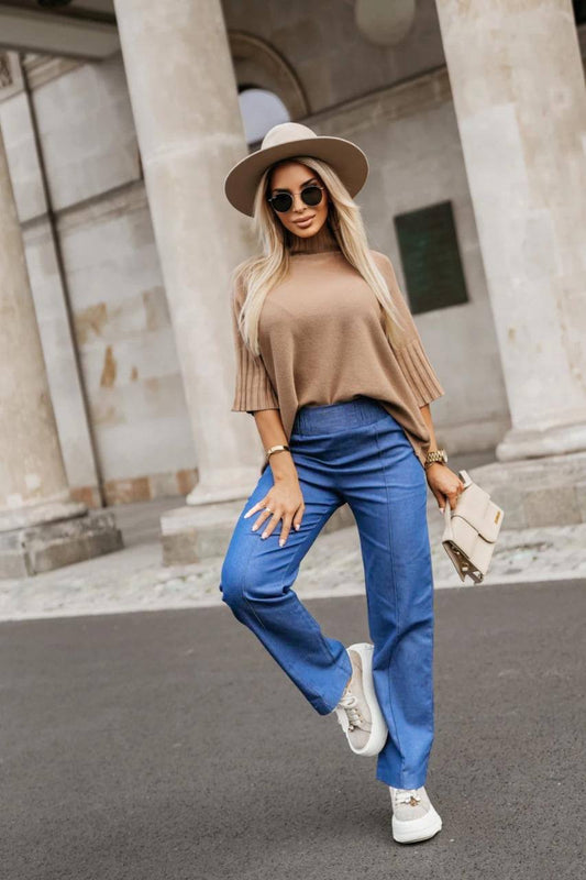 Women Solid Color Pant